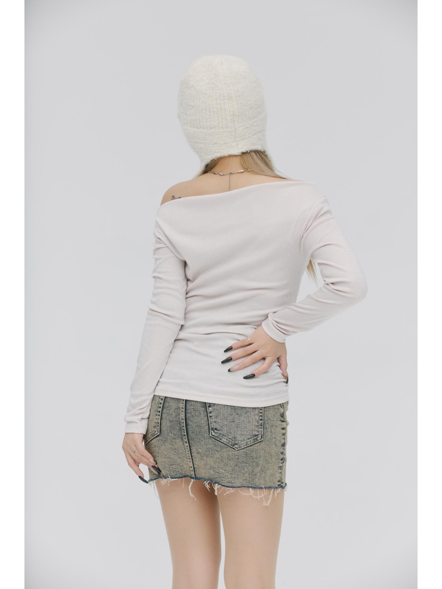 Drape Long TEE【MAYA select by Mililoa】