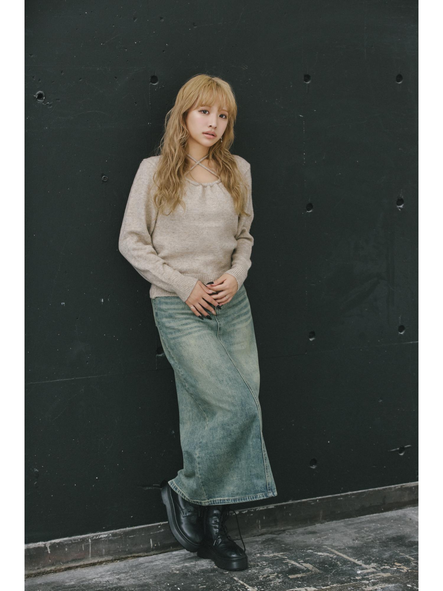 Over dye Denim SK【MAYA select by Mililoa】