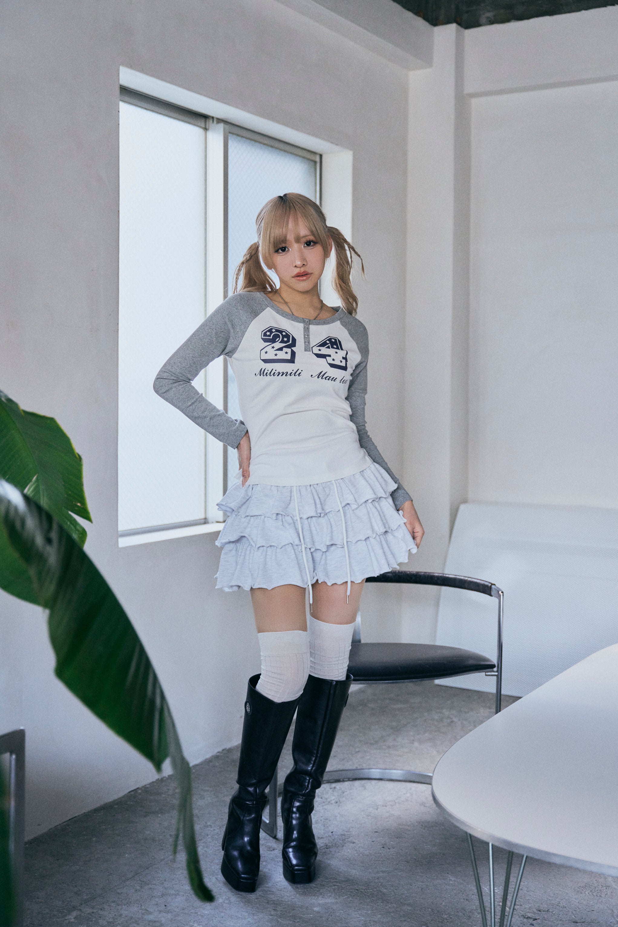 【NEW】Tiered Pants skirt