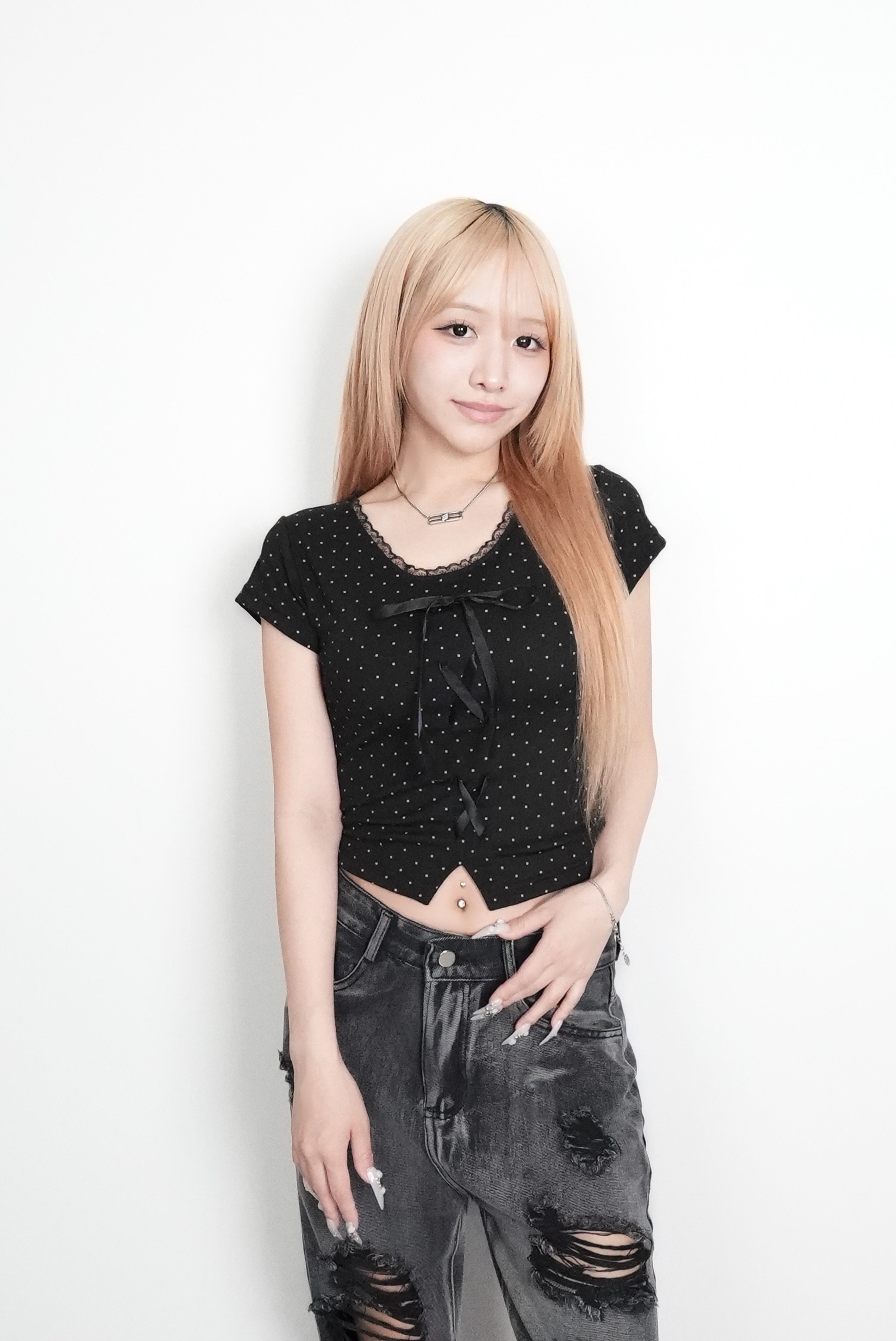 Dot Ribbon TOP【MAYA select by Mililoa】