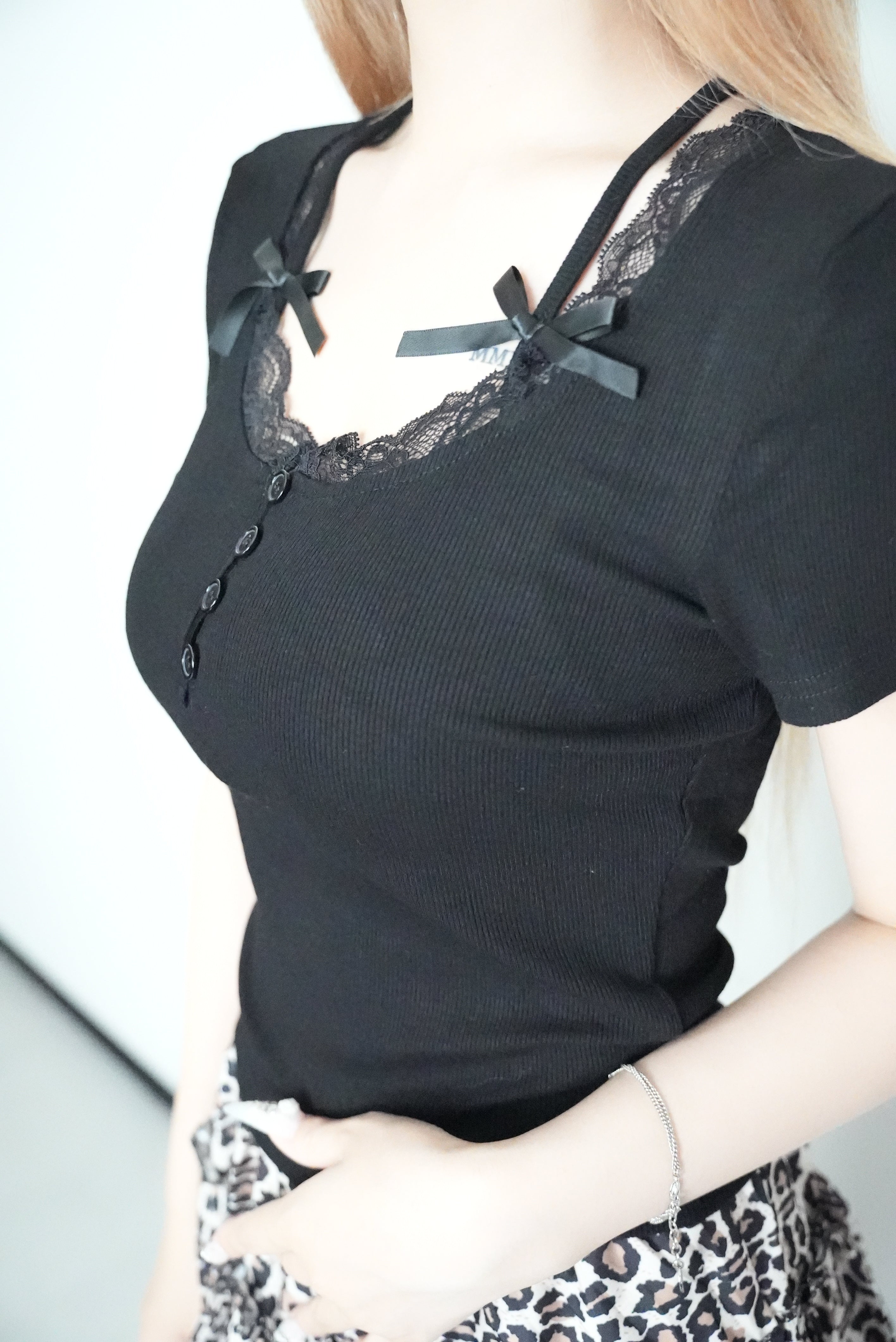 Double Ribbon CA TEE【MAYA select by Mililoa】