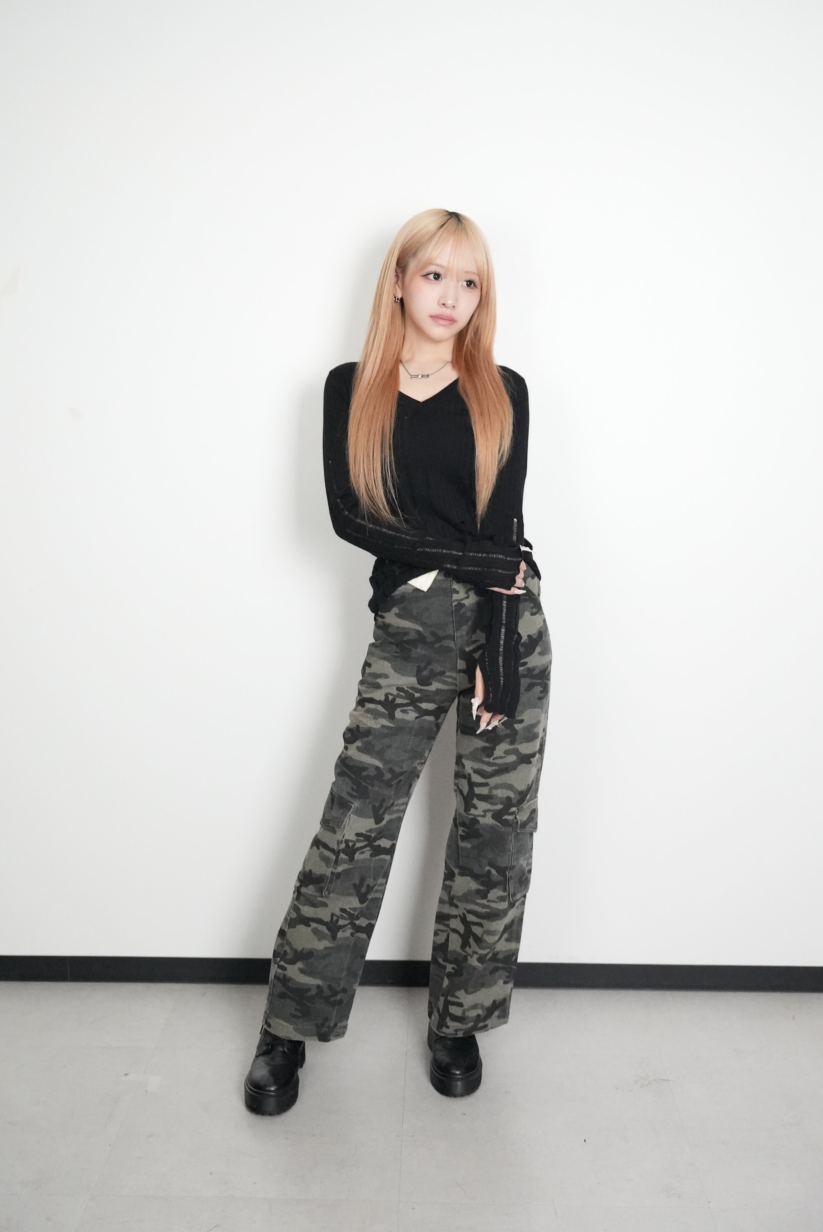 Camouflage Cargo PT【MAYA select by Mililoa】