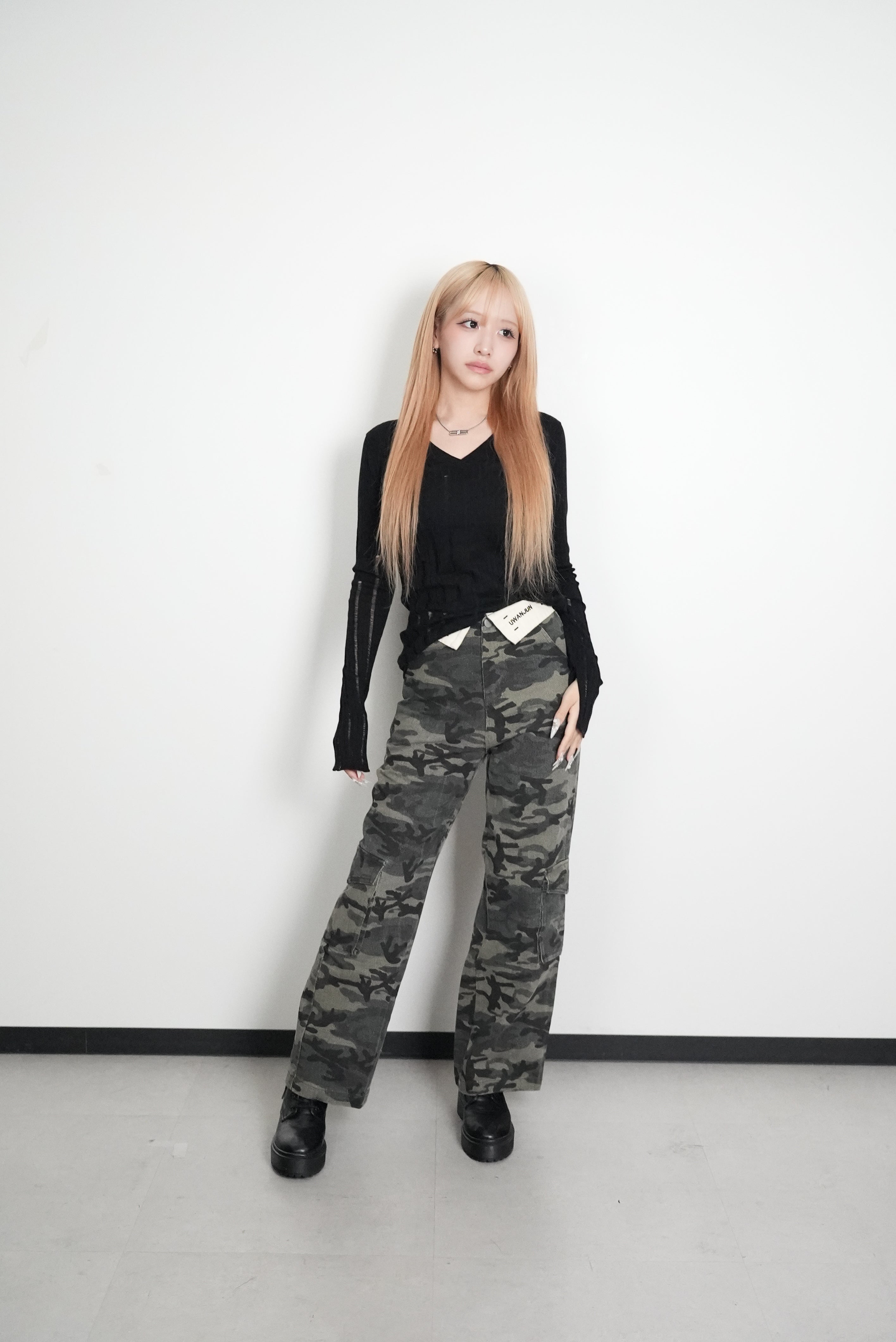 Camouflage Cargo PT【MAYA select by Mililoa】