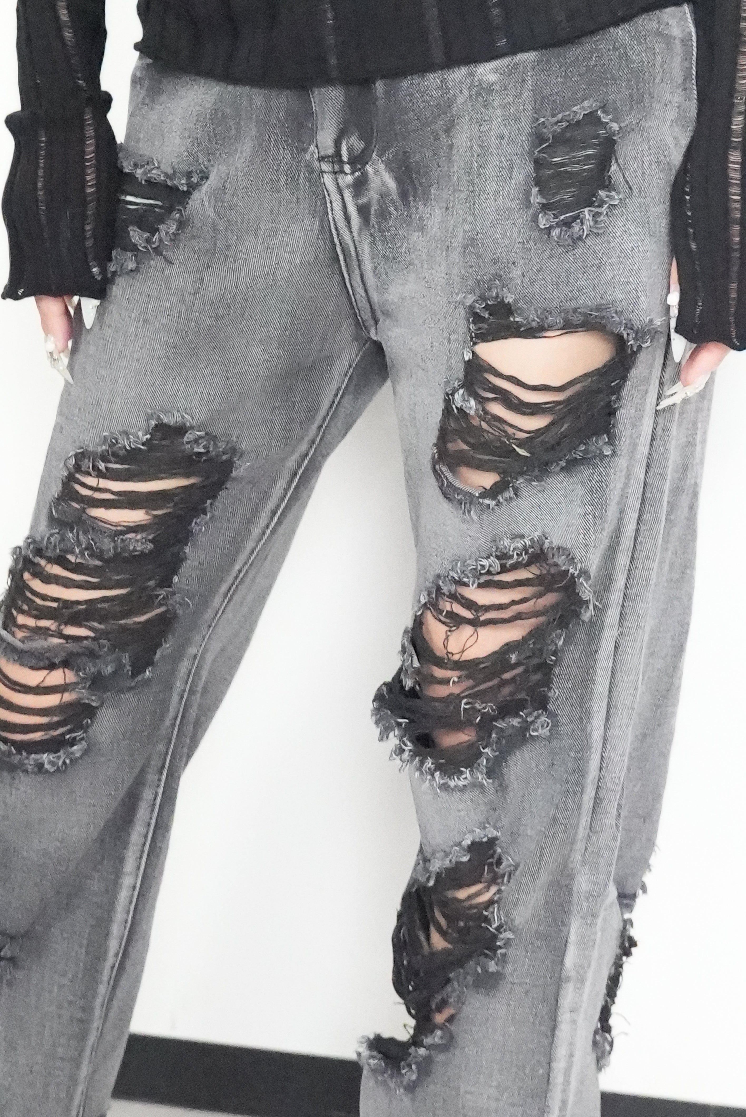 Crash BLACK Denim【MAYA select by Mililoa】