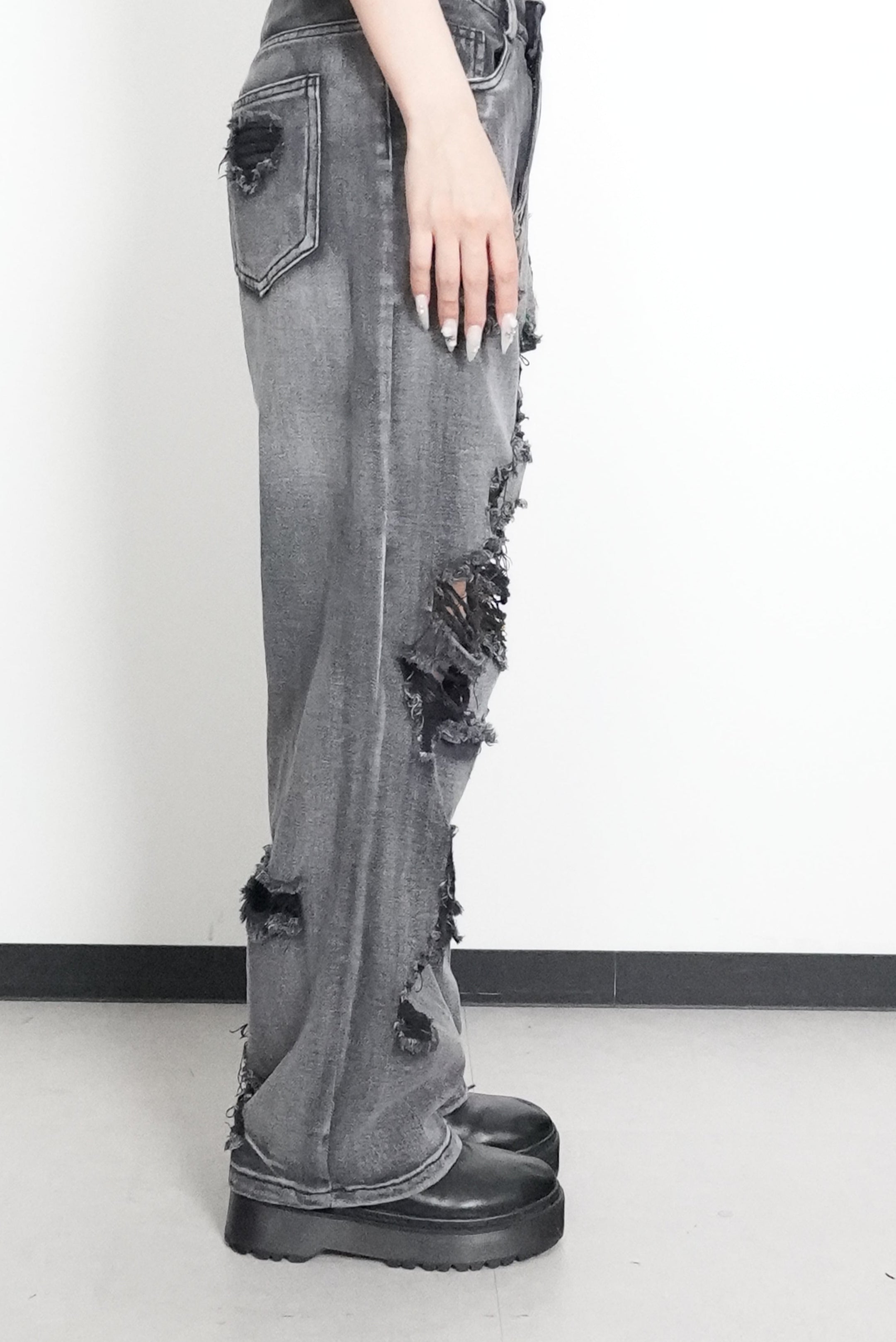 Crash BLACK Denim【MAYA select by Mililoa】