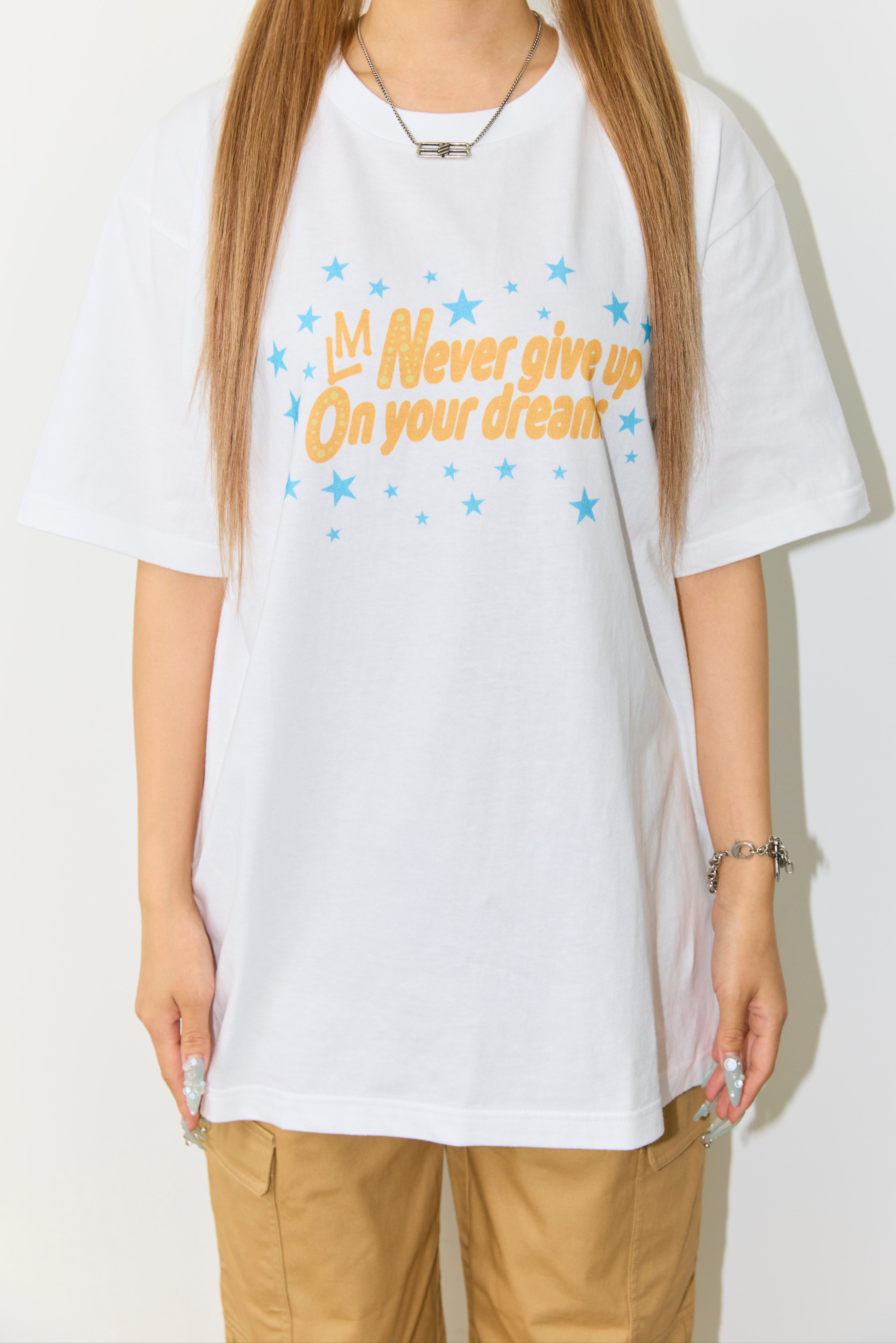 【9月末-10月上旬お届け予定】NEVR GIVE UP TEE