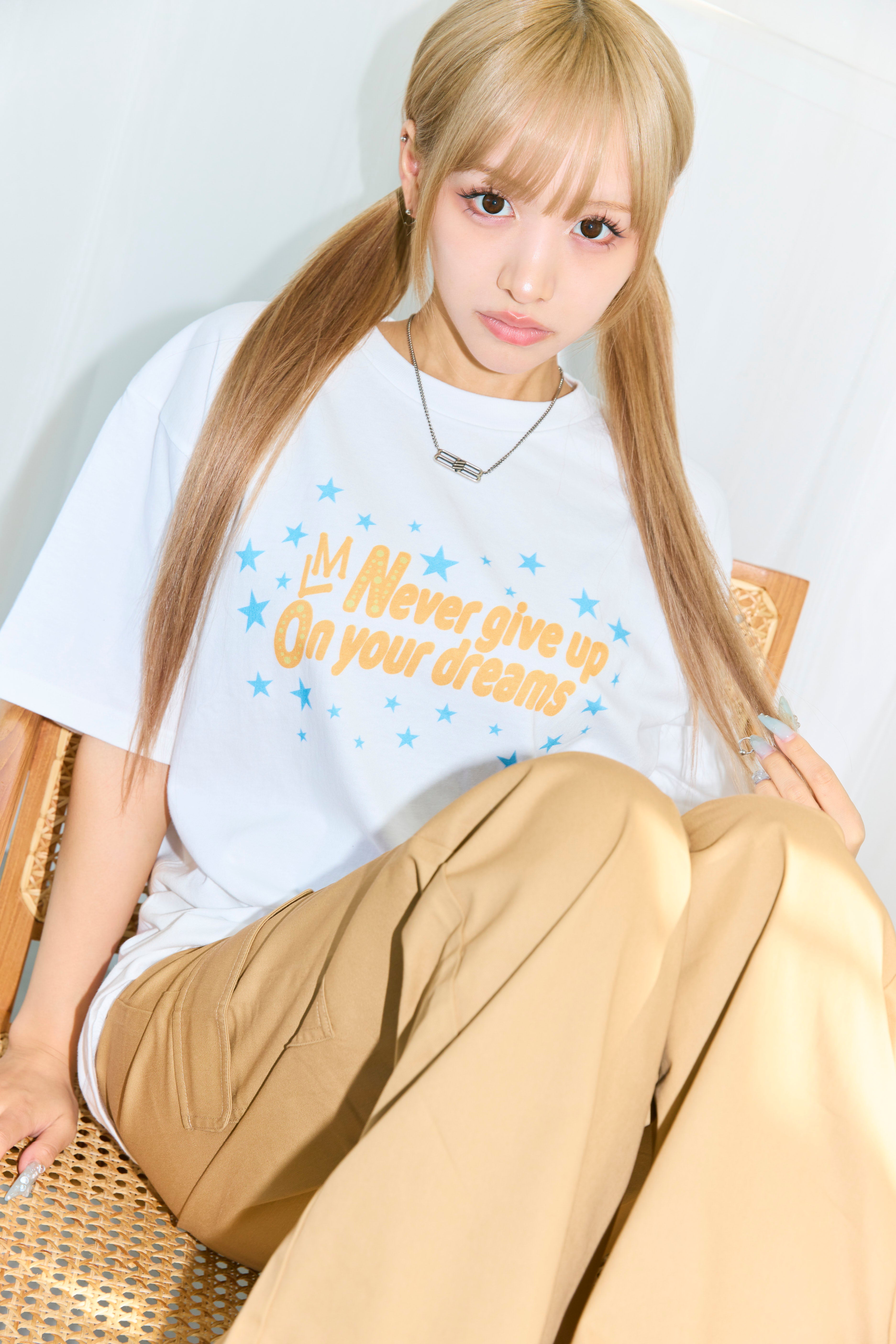 【9月末-10月上旬お届け予定】NEVR GIVE UP TEE