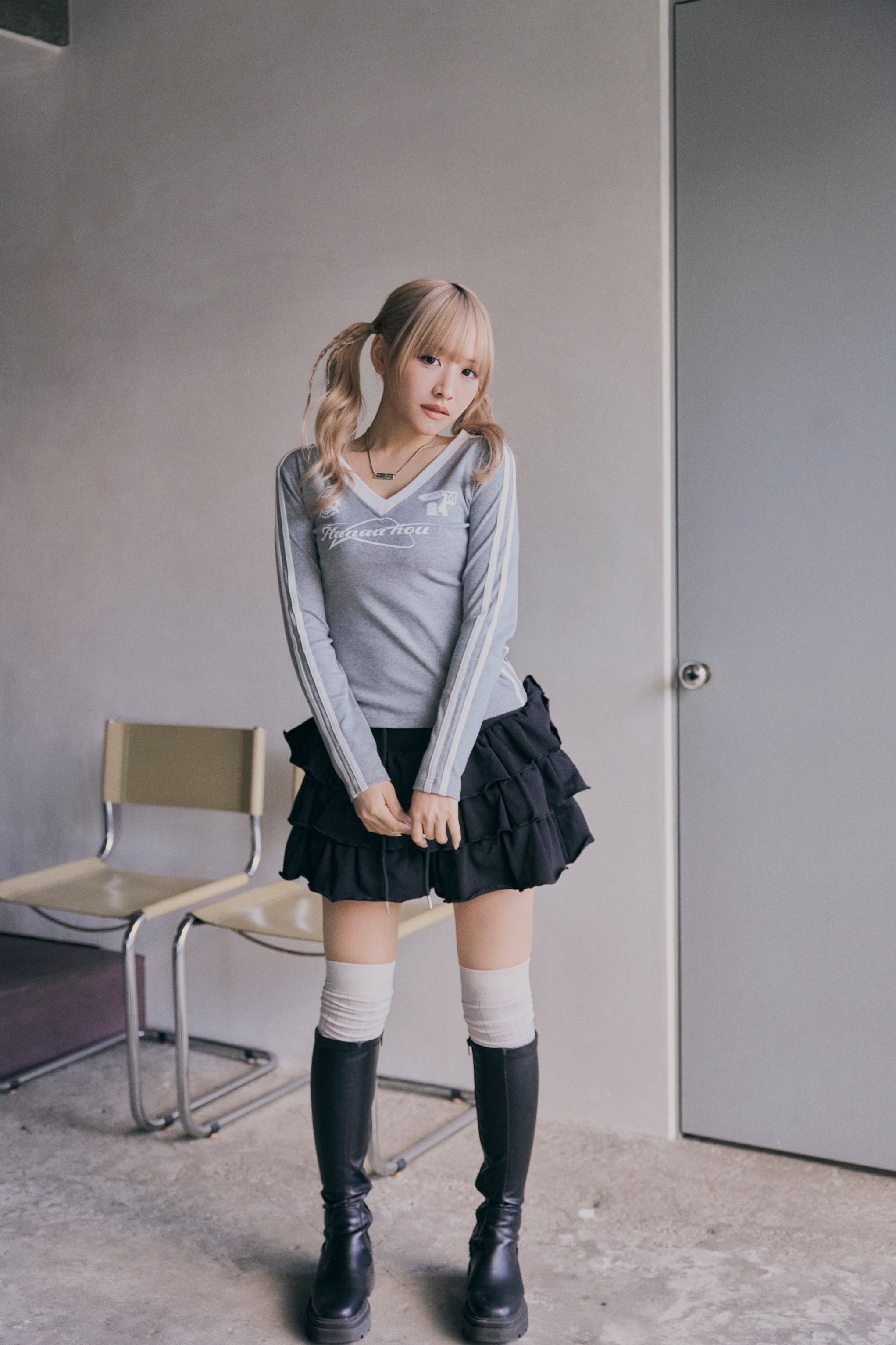 【NEW】Tiered Pants skirt