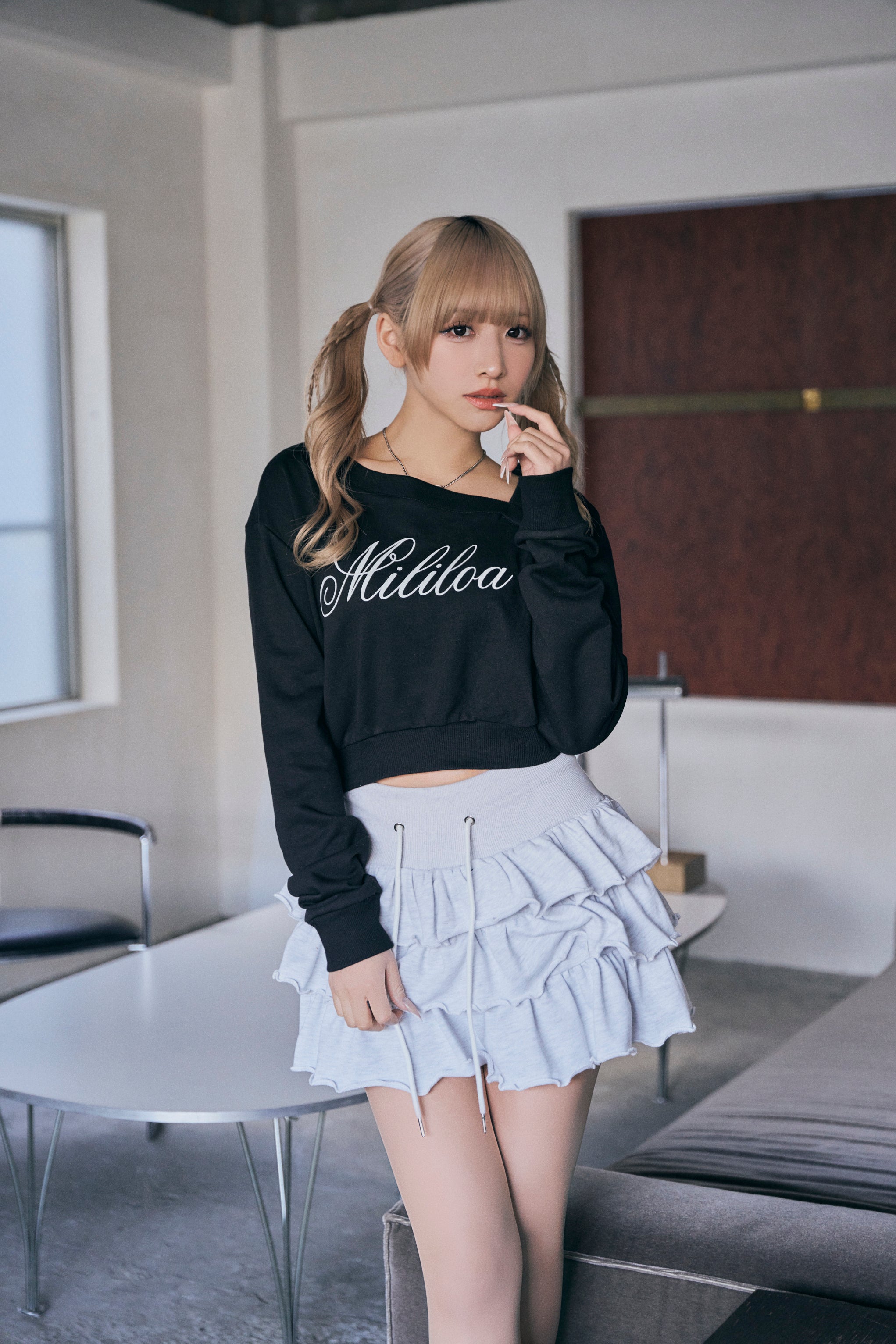 【NEW】Tiered Pants skirt