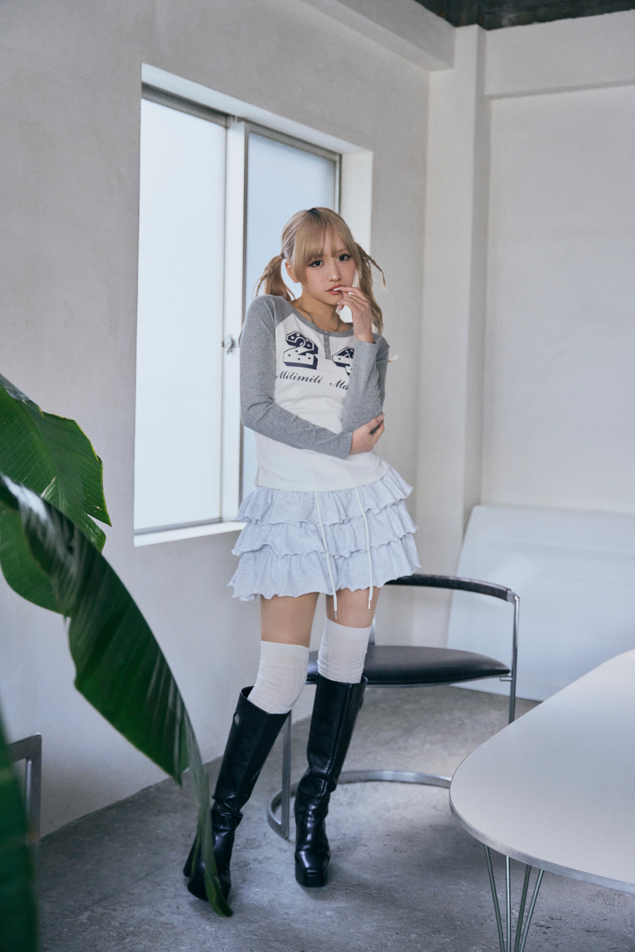 【NEW】Tiered Pants skirt
