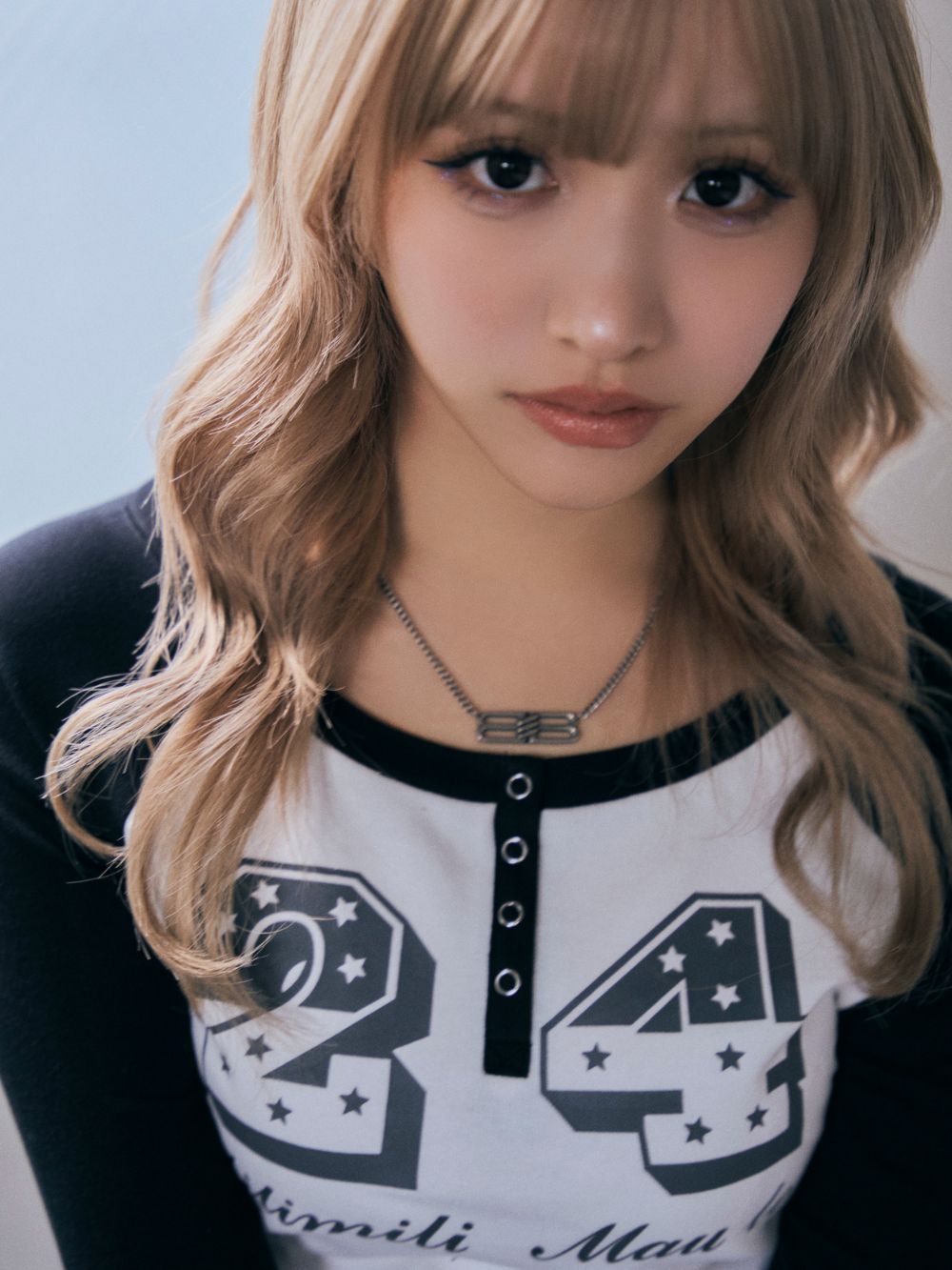 【NEW】Henley neck TOPS