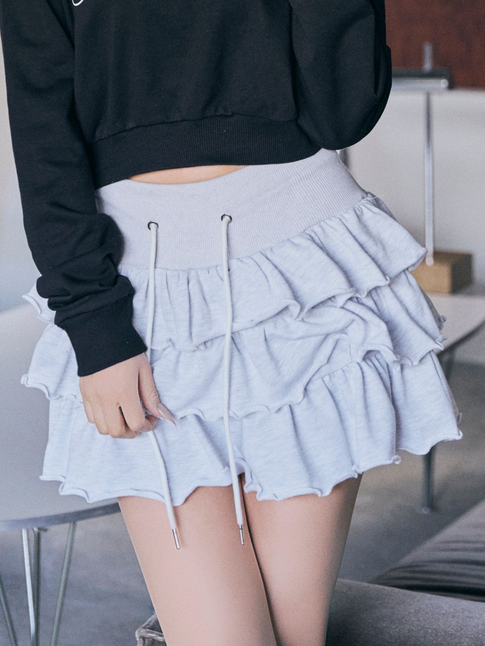【NEW】Tiered Pants skirt
