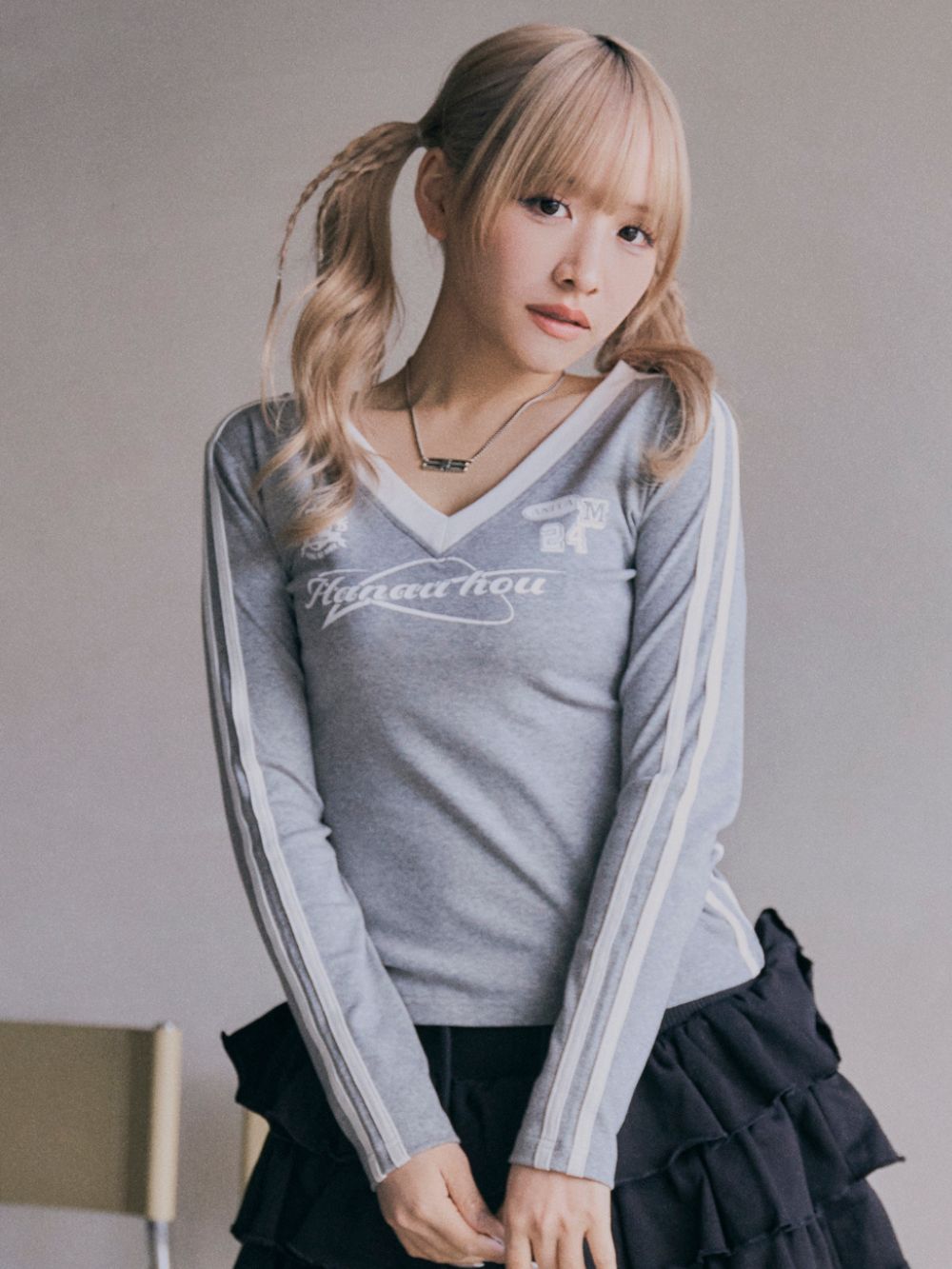 Sporty logo LONG TEE