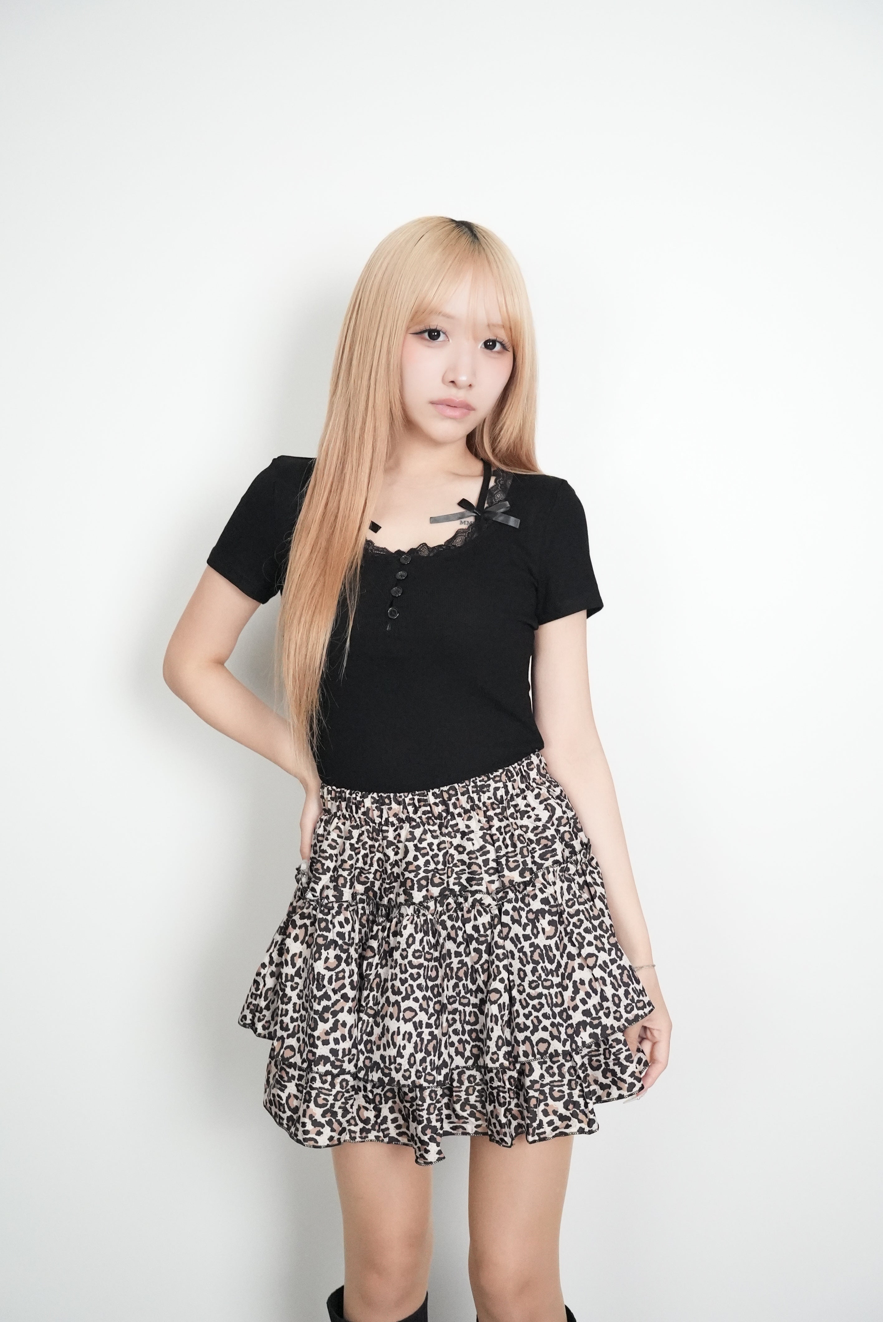 Double Ribbon CA TEE【MAYA select by Mililoa】