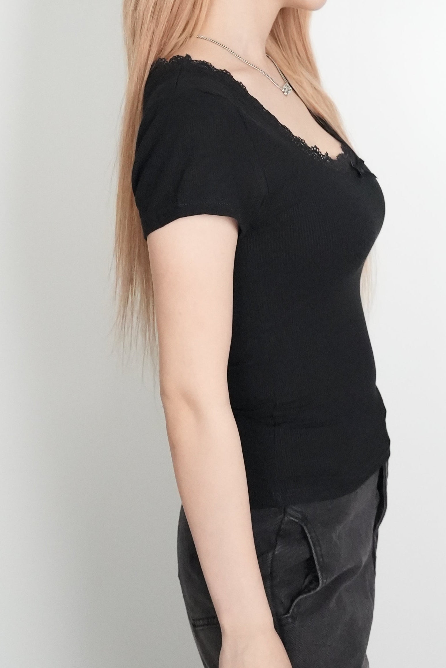 Ribbon  Rib TEE【MAYA select by Mililoa】