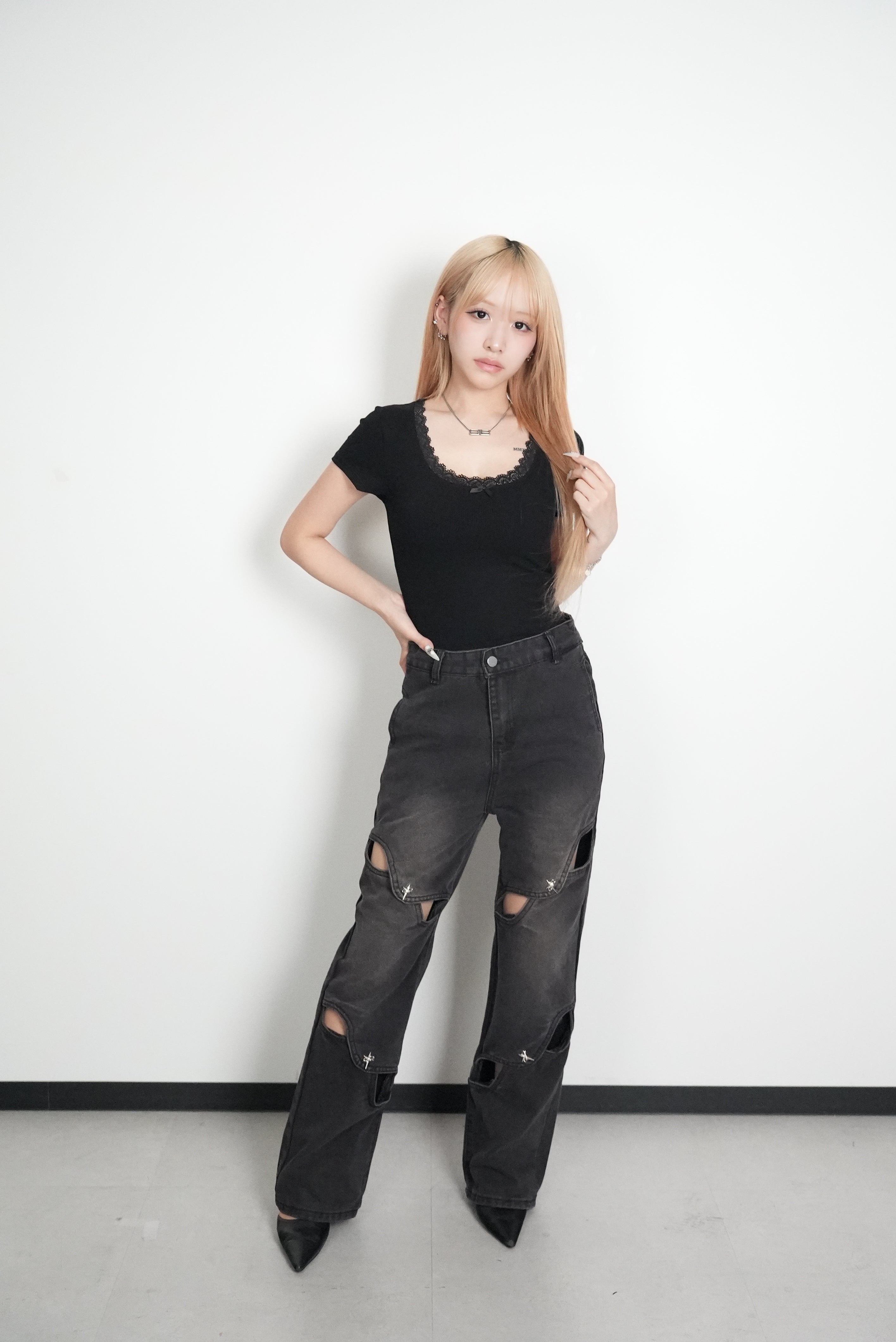 Ribbon  Rib TEE【MAYA select by Mililoa】