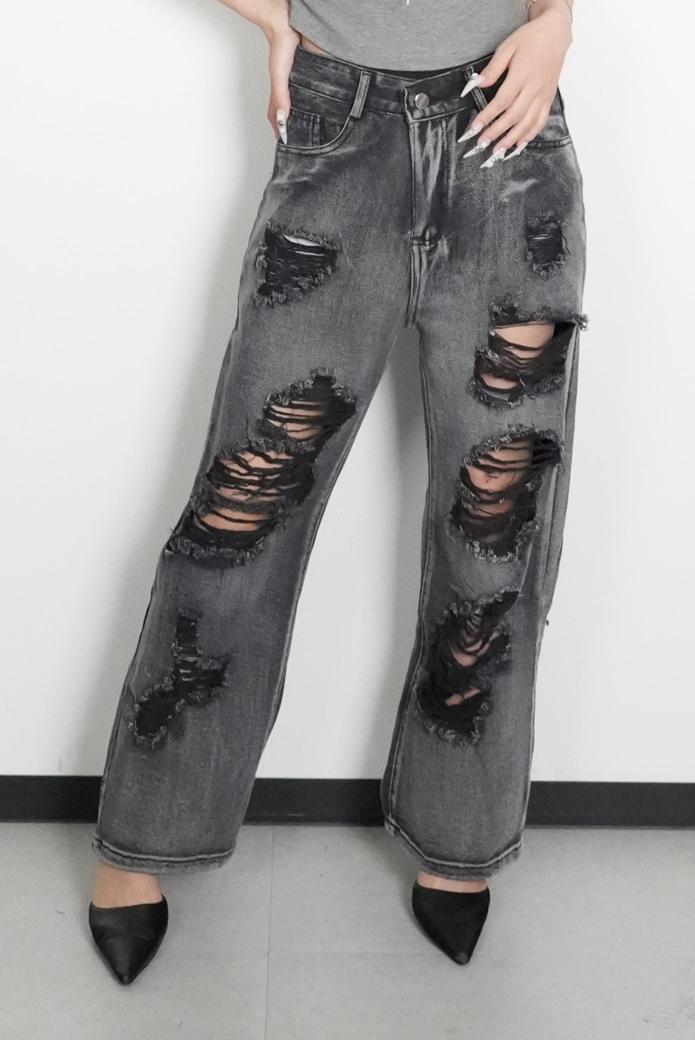 Crash BLACK Denim【MAYA select by Mililoa】