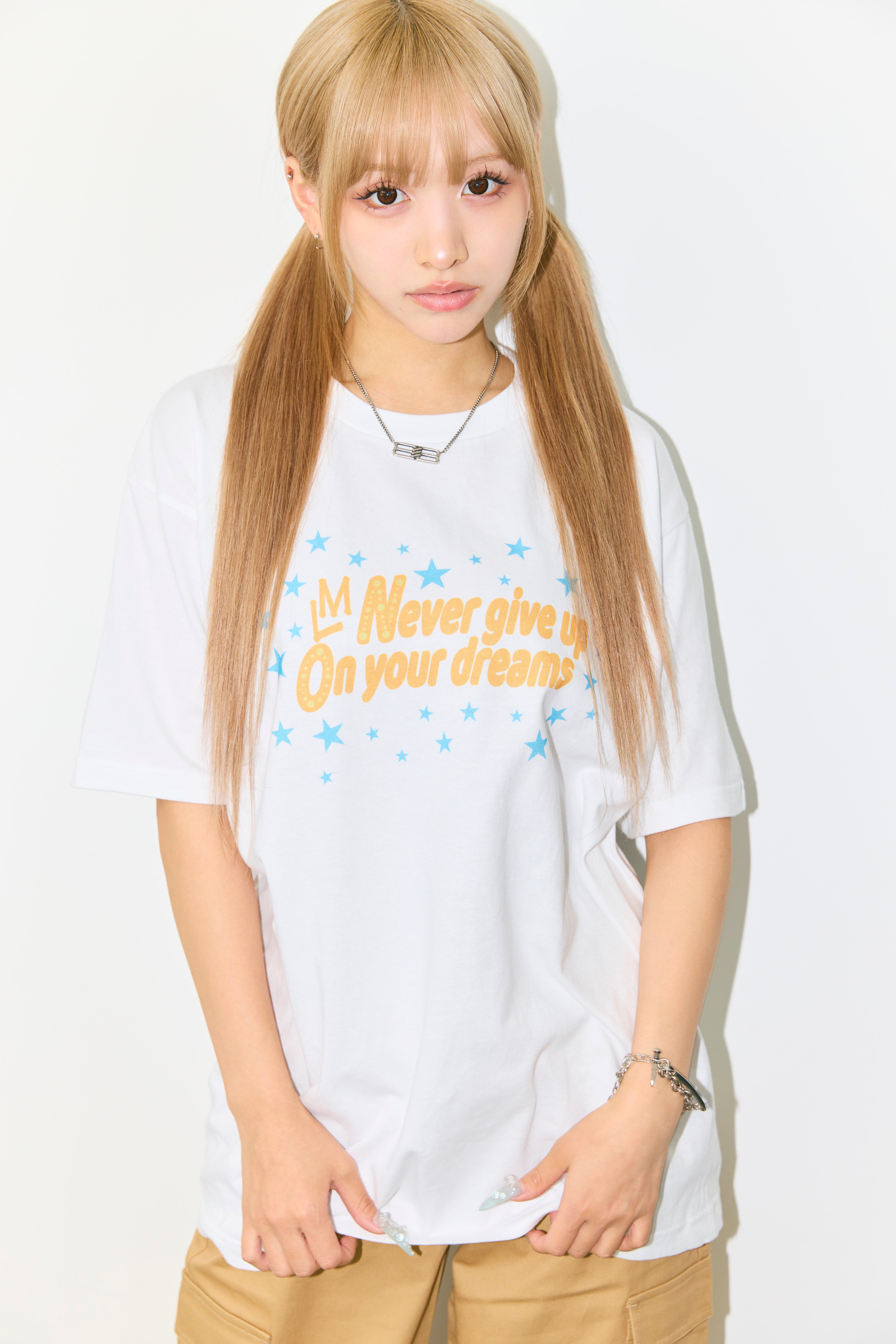 【9月末-10月上旬お届け予定】NEVR GIVE UP TEE