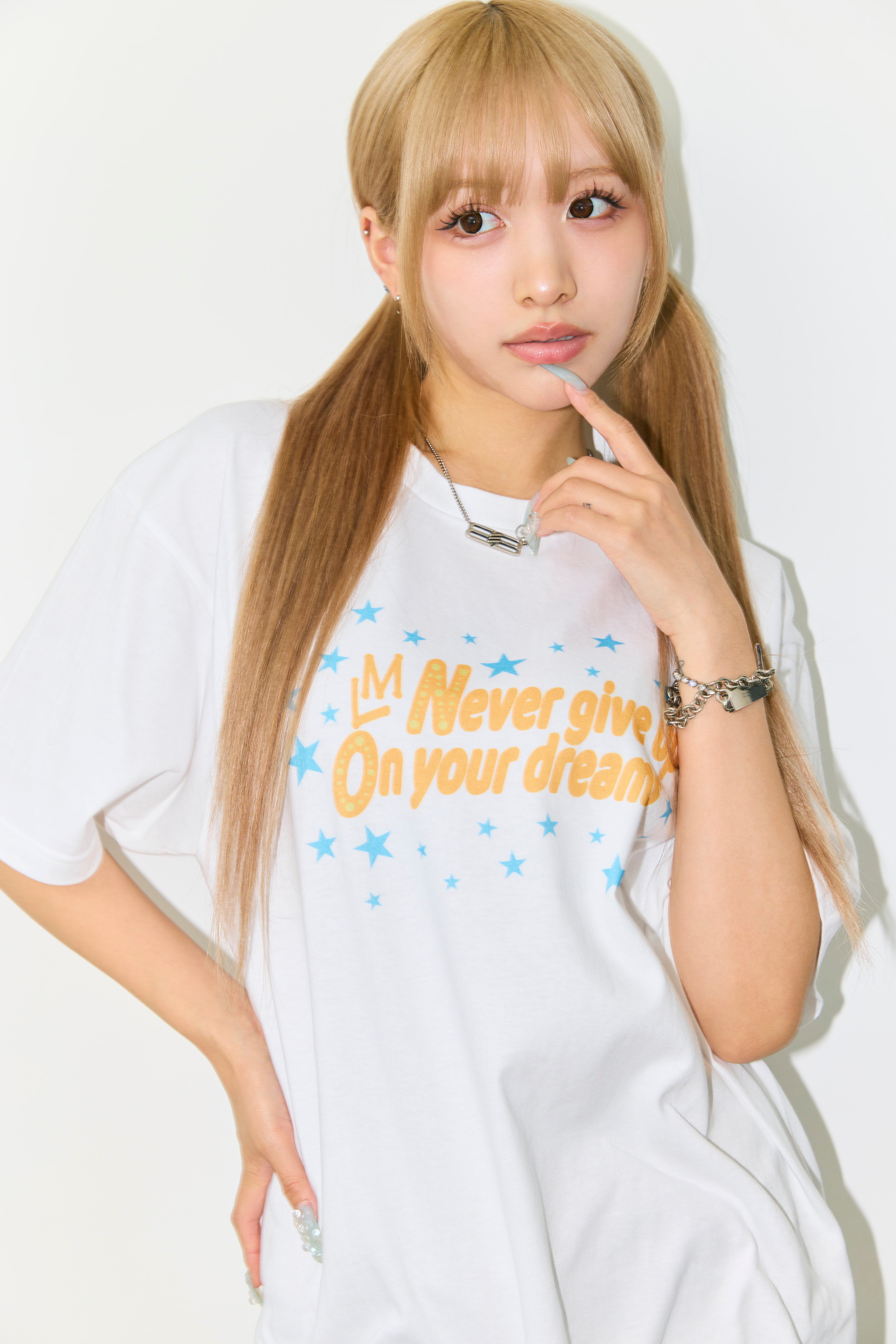 【9月末-10月上旬お届け予定】NEVR GIVE UP TEE